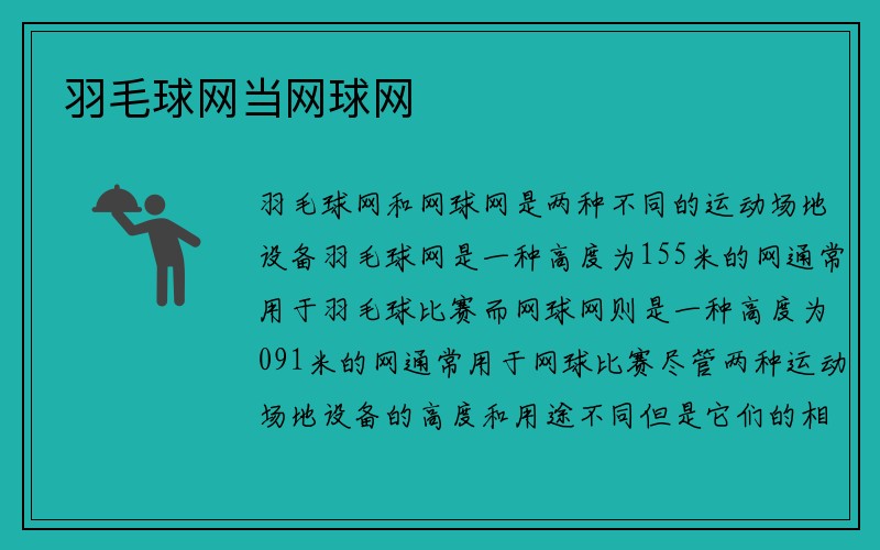 羽毛球网当网球网